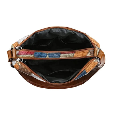 Fern Patchwork skuldertaske