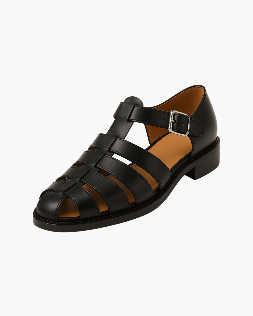 Renaud Lukket sandal med elegant spænde