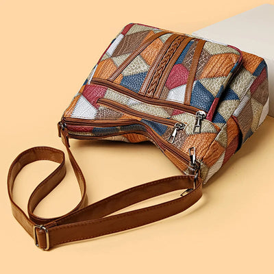 Fern Patchwork skuldertaske