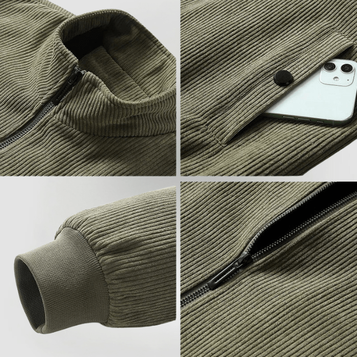 Ludo Fleece-foran Bomberjakke