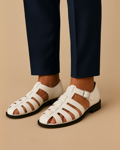 Renaud Lukket sandal med elegant spænde