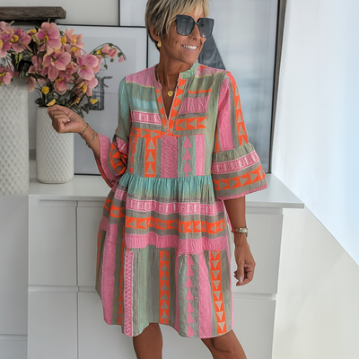 Stacey Broderet Sommerkjole Mini