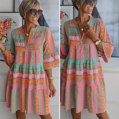 Stacey Broderet Sommerkjole Mini