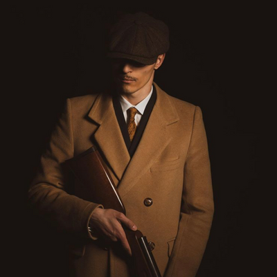 Shelby Elegant Vintage Hat til mænd (Peaky Blinders)