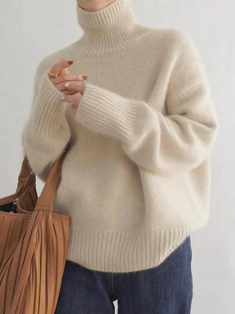 Isabella Sweater med høj hals