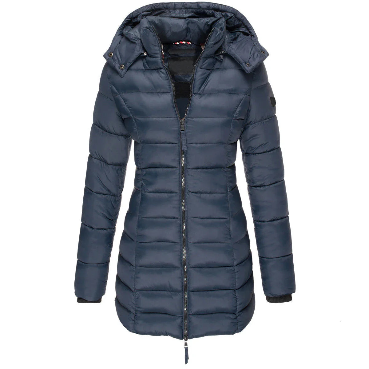 Camille Stilfuld parka med varmt inderfor