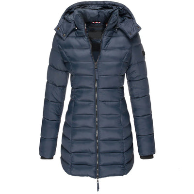 Camille Stilfuld parka med varmt inderfor