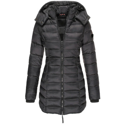 Camille Stilfuld parka med varmt inderfor