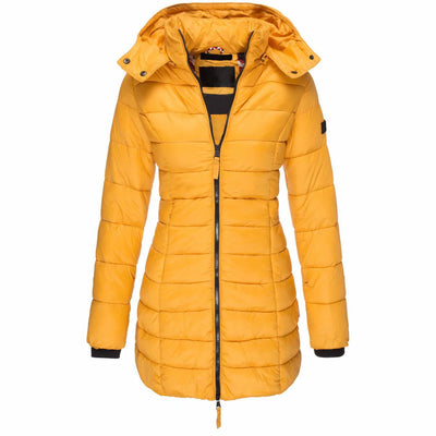 Camille Stilfuld parka med varmt inderfor