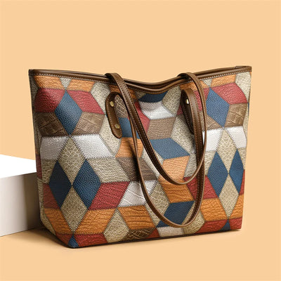 Sola Patchwork skuldertaske
