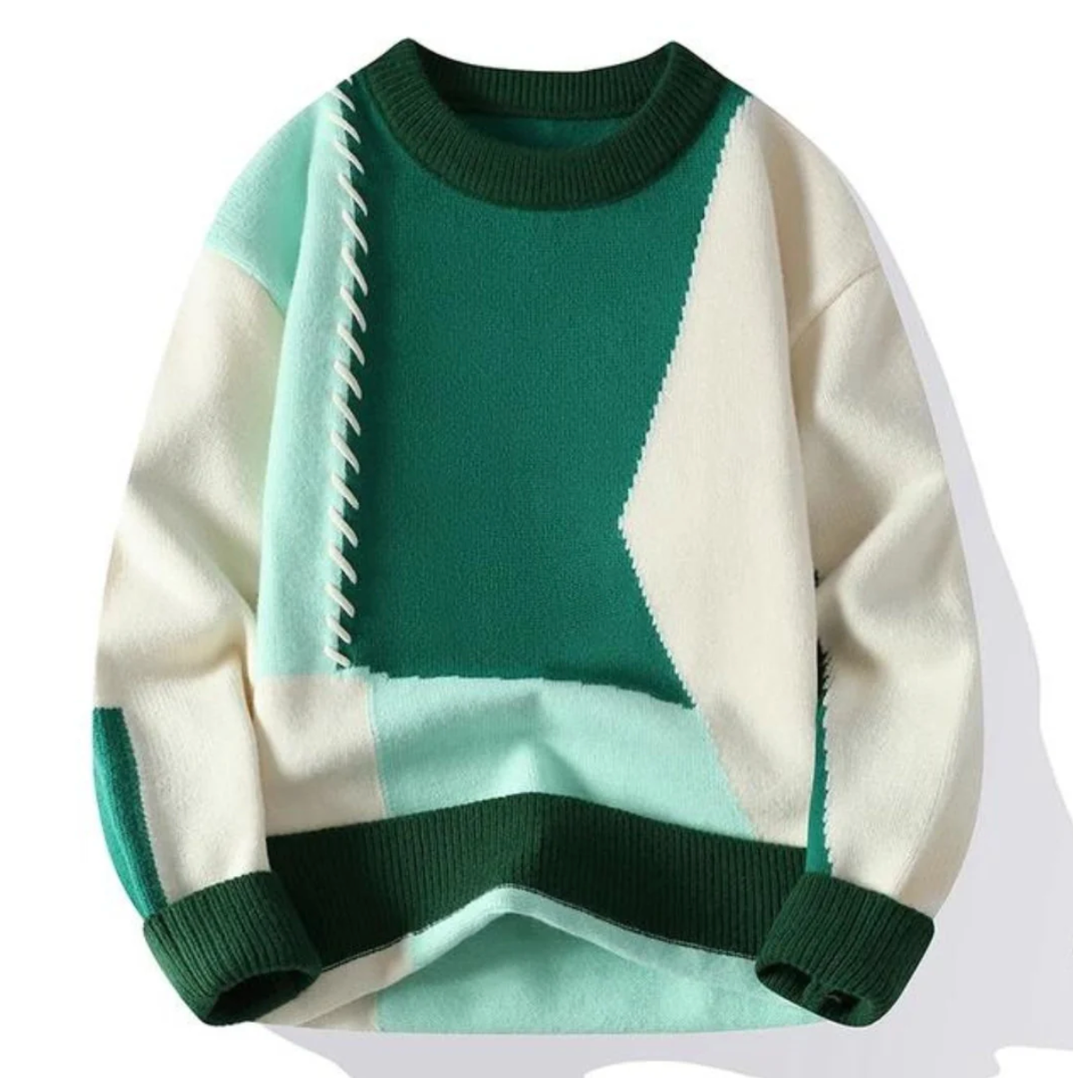 Le Clair Patchwork-sweater