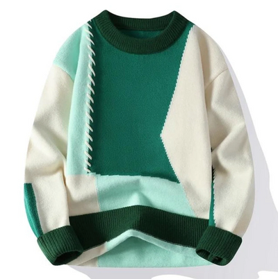 Le Clair Patchwork-sweater