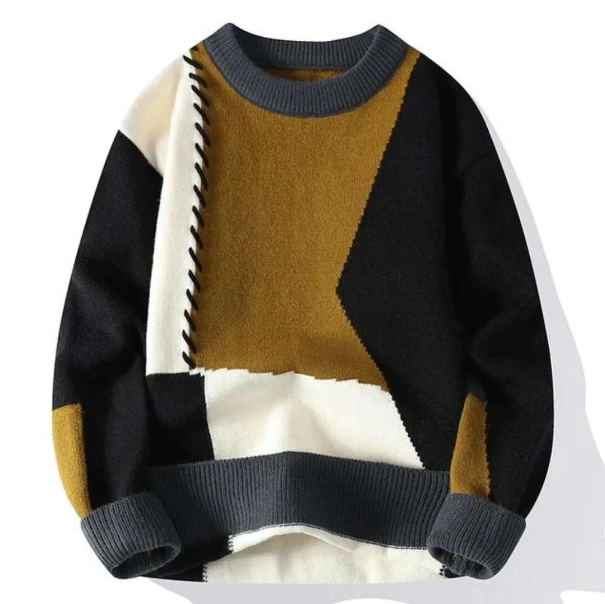 Le Clair Patchwork-sweater