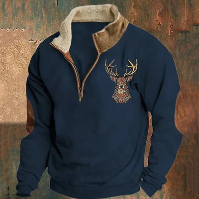 Christos Sweater med hjortedetaljer