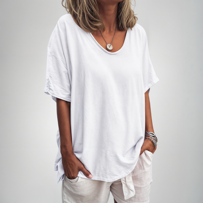 Sofia Behagelig Løs T-shirt