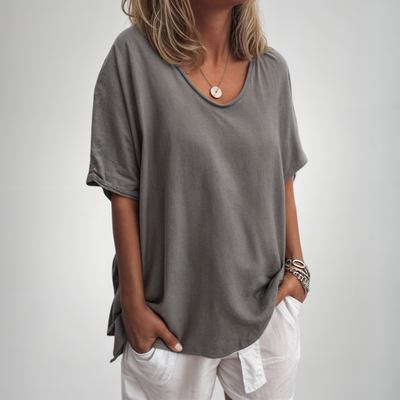 Sofia Behagelig Løs T-shirt