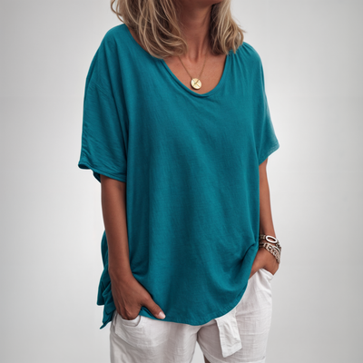 Sofia Behagelig Løs T-shirt