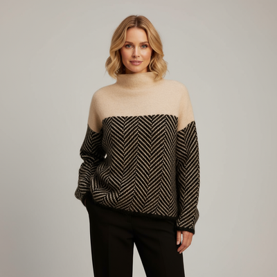 ADELIE Premium rullekrave i eksklusivt strik