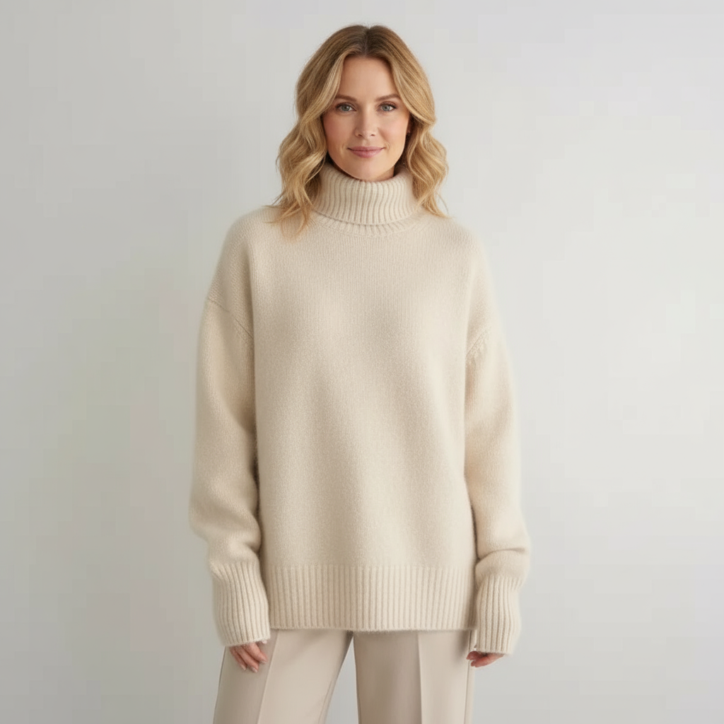 Isabella Sweater med høj hals