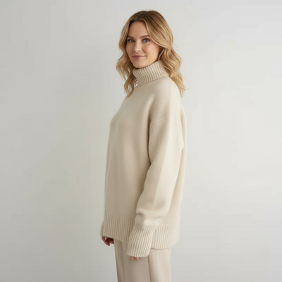 Isabella Sweater med høj hals